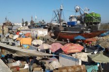 : Szavíra híres halpiaca felülnézetből
