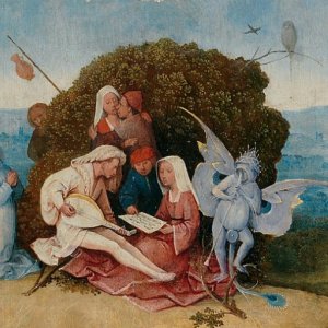 : Hieronymus Bosch: Haywain (részlet)