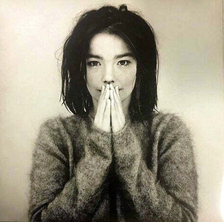 Björk a Debut című lemezének borítóján