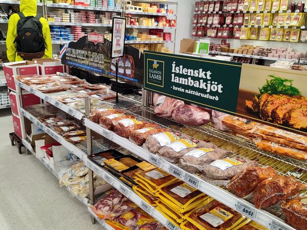 Bárányhús a boltban (Sutus Pesti Emma fotója)