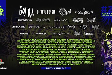 Nyilvánosságra hozták a Brutal Assault programjának napi bontását