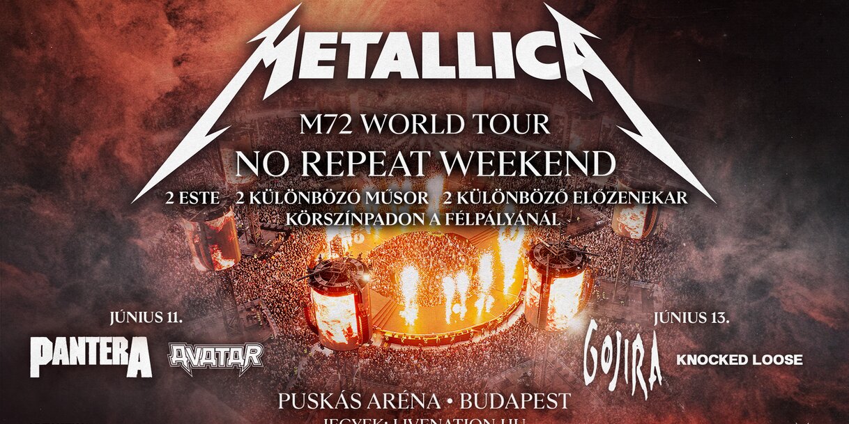 A budapesti Puskás Arénában két koncertet ad a népszerű zenekar