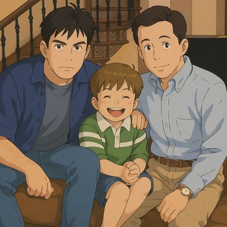 A sorozatokat sem kímélte az AI: Két pasi meg egy kicsi