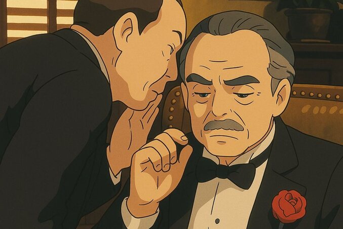 Vajon azt súgja a Keresztapa fülébe, hogy jól áll neki a Ghibli-stílus?