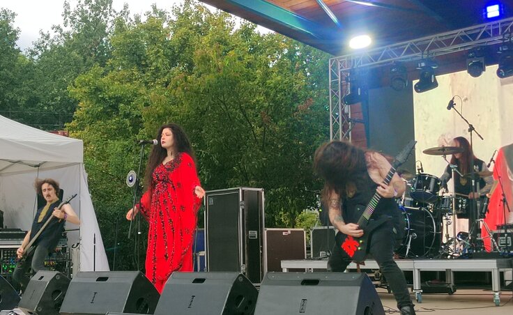 Az angliai Lowen zenekar két nagylemezzel rukkolt eddig elő (Győri Norbert fotója)