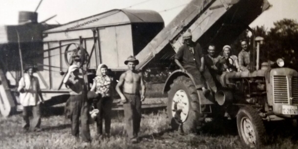 Cséplés (A Kishegyesi Digitális Archívum gyűjteményéből)