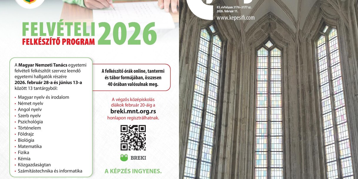 Február 11-én megjelent lapszámunk cím- és hátoldala