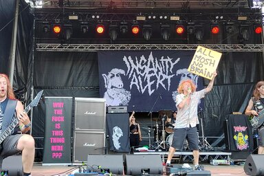 Az Insanity Alert koncertjén