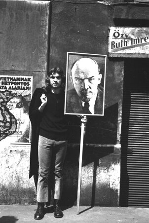 Szombathy Bálint: Lenin Budapesten – akció, Budapest, 1972 Szombathy Bálint: Lenin Budapesten – akció, Budapest, 1972