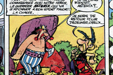 Asterix és Obelix először nyomtatásban