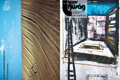 Címoldal: Kiss Natália: Magasság (grafika – síknyomás, algráfia 2019.)
Hátsó oldal: Topolya a részletekben lakozik – Búcsú Péter Címoldal: Kiss Natália: Magasság (grafika – síknyomás, algráfia 2019.)
Hátsó oldal: Topolya a részletekben lakozik – Búcsú Péter