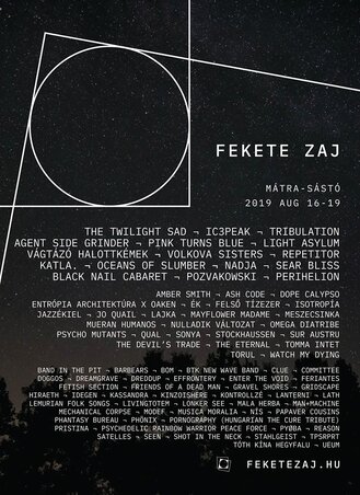 A fellépők teljes listája A fellépők teljes listája