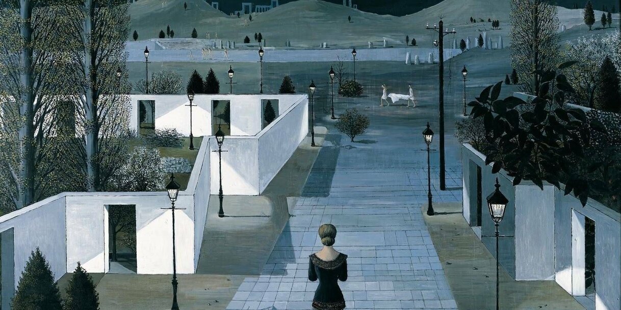 Paul Delvaux festménye