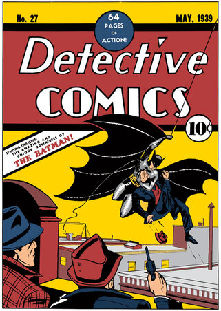 A Detective Comics 27. száma, amelyben először jelent meg Batman A Detective Comics 27. száma, amelyben először jelent meg Batman