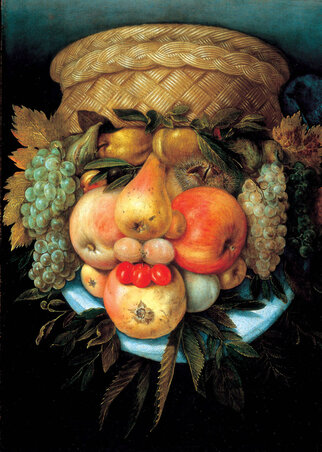Giuseppe Arcimboldo: Gyümölcskosár Giuseppe Arcimboldo: Gyümölcskosár