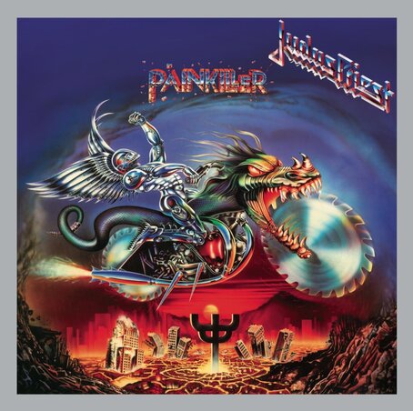 A zenekar szinte minden lemezborítóján heavy metal szörnyeteg látható A zenekar szinte minden lemezborítóján heavy metal szörnyeteg látható