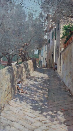 Telemaco Signorini: Strada alla Capponcina Telemaco Signorini: Strada alla Capponcina