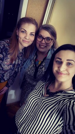 Közös fotó a beszélgetést követően Közös fotó a beszélgetést követően