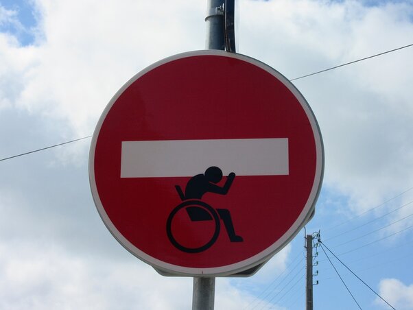Logo Road Sign Drawing No Entry Disabled Panel Logo Road Sign Drawing No Entry Disabled Panel