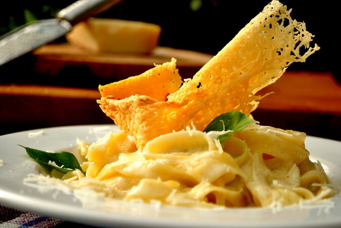 Tagliatelle quattro formaggi Tagliatelle quattro formaggi