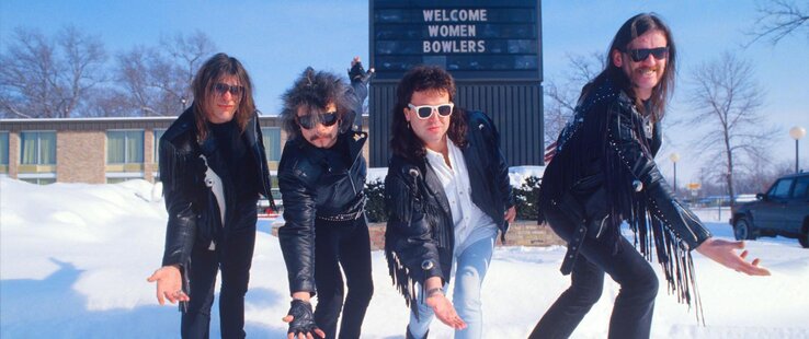 A ’80-as években Würzel, Philty, Campbell, Lemmy A ’80-as években Würzel, Philty, Campbell, Lemmy