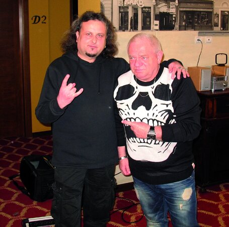 Csaba és Udo Dirkschneider (ex-Accept), a zenész egy újvidéki privát látogatásakor Csaba és Udo Dirkschneider (ex-Accept), a zenész egy újvidéki privát látogatásakor