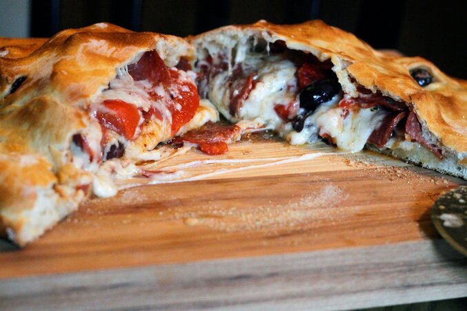 Calzone alla pugliese Calzone alla pugliese