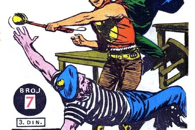 Zagor a Lunov Magnus strip hetedik számának címlapján