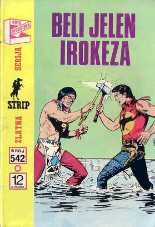 Zagor a Strip Zlatna serija ötszáznegyvenkettedik számának címlapján Zagor a Strip Zlatna serija ötszáznegyvenkettedik számának címlapján