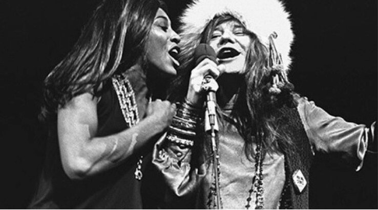 Janis Joplin 1968-ban Tina Turnerrel Janis Joplin 1968-ban Tina Turnerrel