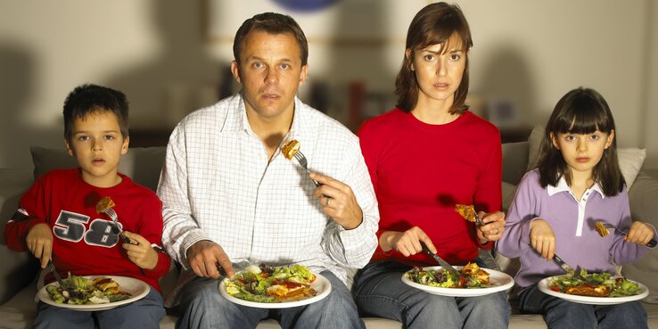 Family eating dinner Family eating dinner
