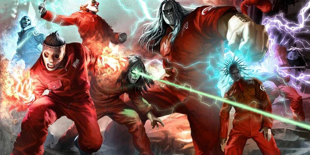 A Slipknot a Metal Hammer poszterén
