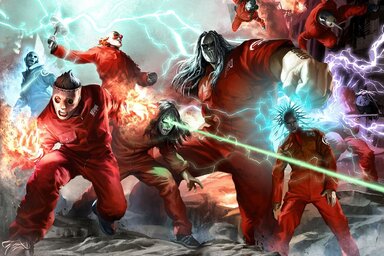 A Slipknot a Metal Hammer poszterén