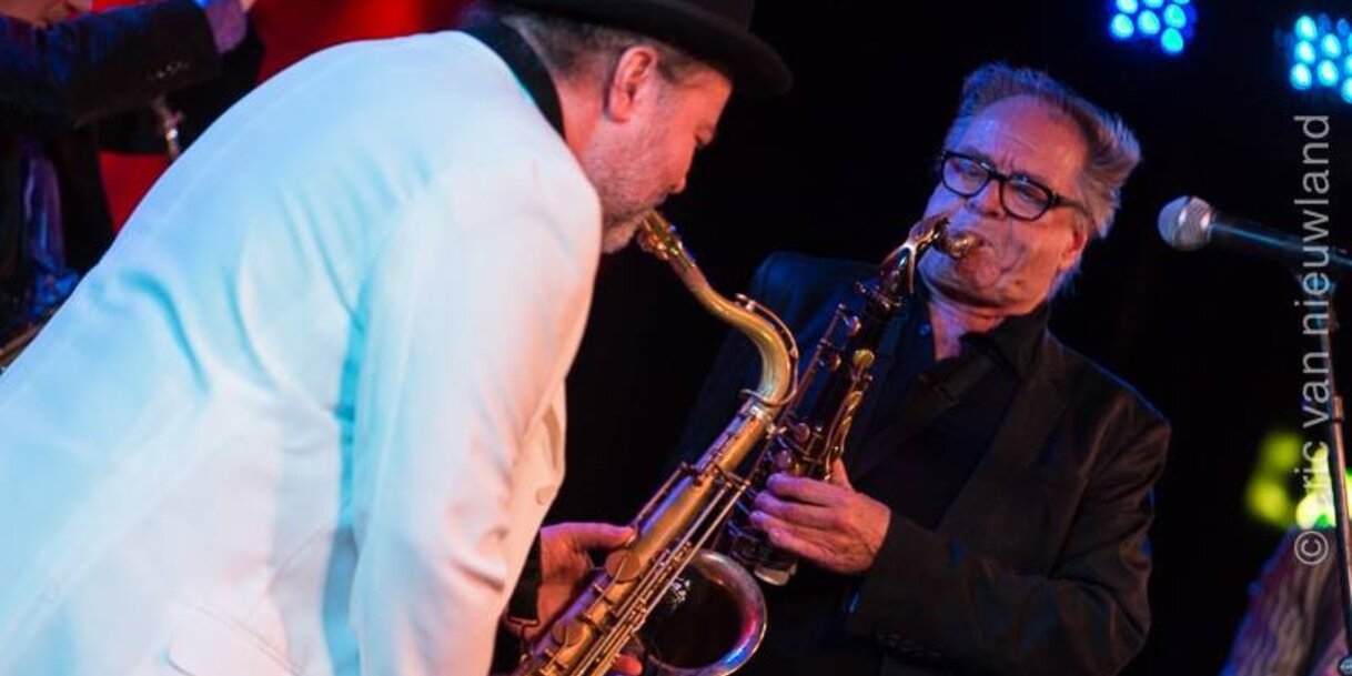 Laki Ákos és Hans Dulfer (fotó: Eric van Nieuwland)