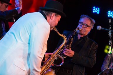 Laki Ákos és Hans Dulfer (fotó: Eric van Nieuwland)