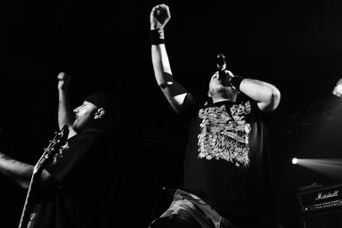 Még idén a Játékokon, a játszótéren, klikkerezés után: Hatebreed! (fotó: Vígi László)
