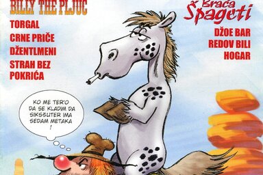 Billy the Pljuc a Stripoteka 1046. számának címoldalán