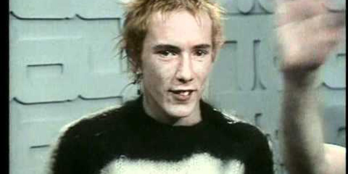 A húszéves Johnny Rotten (1976-ban)