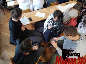 A Képes Ifjúság csapata a zentai Bolyai Tehetséggondozó Gimnáziumban járt