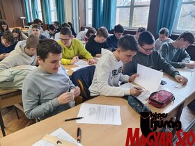 A Képes Ifjúság csapata a zentai Bolyai Tehetséggondozó Gimnáziumban járt