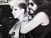 : Wendy O. Williams Plasmatics és Lemmy Killmister valamikor a 80-as évek elején