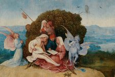 : Hieronymus Bosch: Haywain (részlet)