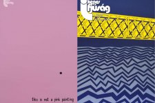 : Címoldal: Gubik Korina: Zentai híd II. – 2019, 150x90 cm, akril, homok, vászon
Hátsó oldal: Gubik Korina: This Is Not A Pink Painting, 2019, 50x40 cm 