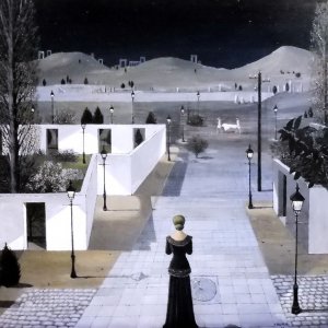 : Paul Delvaux festménye