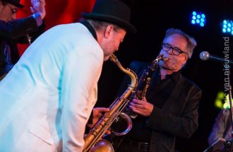 : Laki Ákos és Hans Dulfer (fotó: Eric van Nieuwland)