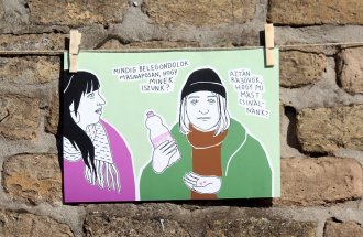 Picasa: Ugye, milyen igaz?! – Renyagyár a malom falán